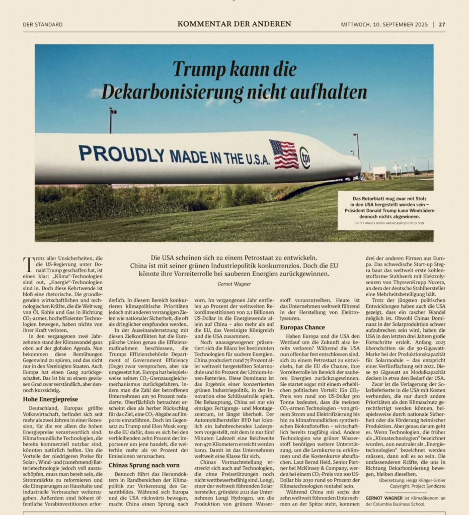 standardartikel_20250910_Trump_kann_Dekarbonisierung_nicht_aufhalten
